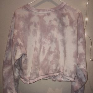 Hippie Rose Banded Tye Dye Sweatshirt